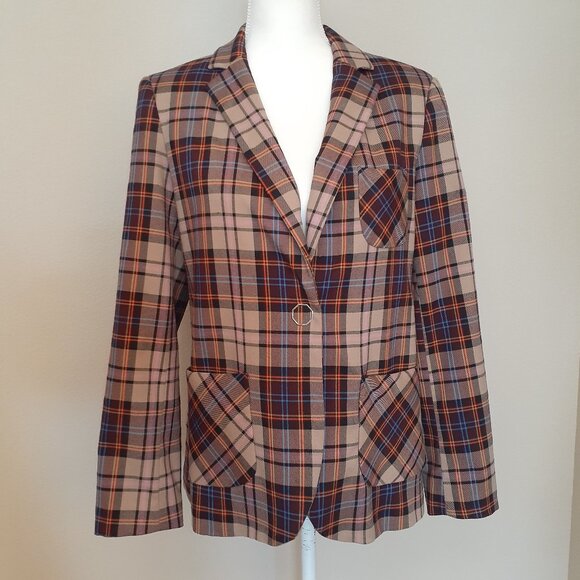 Ottod'Ame Plaid Blazer - Picture 1 of 15